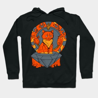 Orangrey 7 Cats and Ancient Stones Hoodie